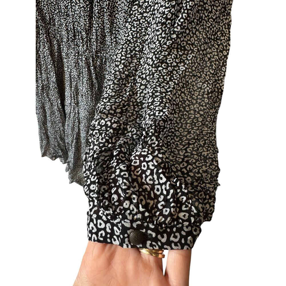 MAEVE BY ANTHROPOLOGIE Carolyn Faux Wrap Dress Cheetah Print Sz 3X $148 MSRP EUC - Picture 5 of 8